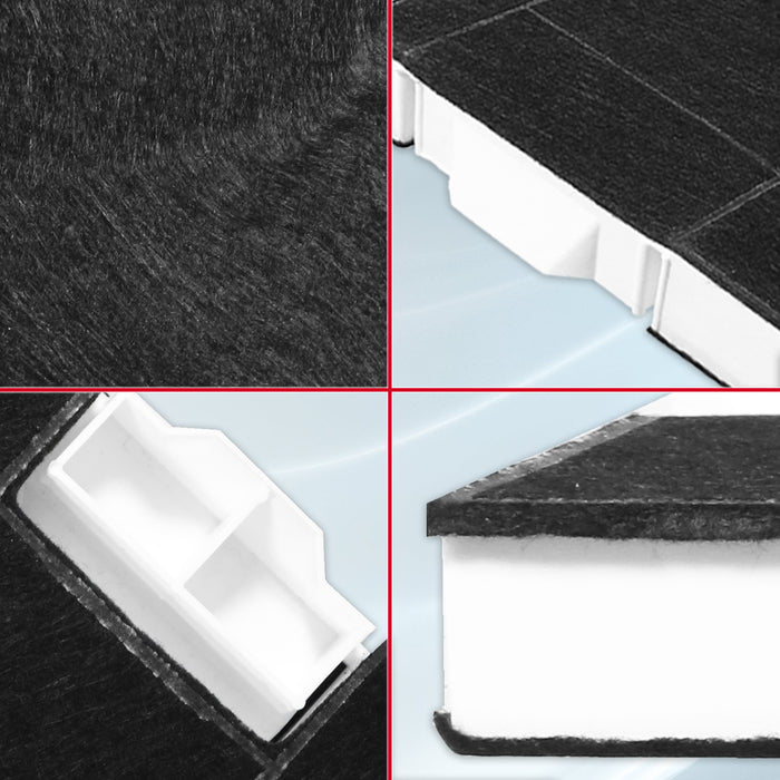 Carbon Filter for Neff Cooker Hood Vent D4672X0 D4692X0 D4972X0 00434229 (395mm x 196mm x 30mm)