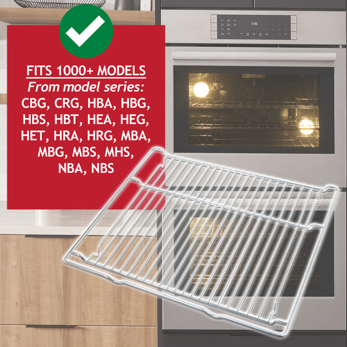 Oven Shelf Wire Rack for Bosch HBA HBG HEA HET HRG MBA 577170 Series Cooker (455 x 375 x 30mm)