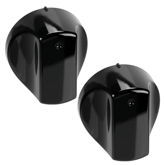 Black Control Switch Knobs for HOTPOINT Oven Cooker (Pack of 2)