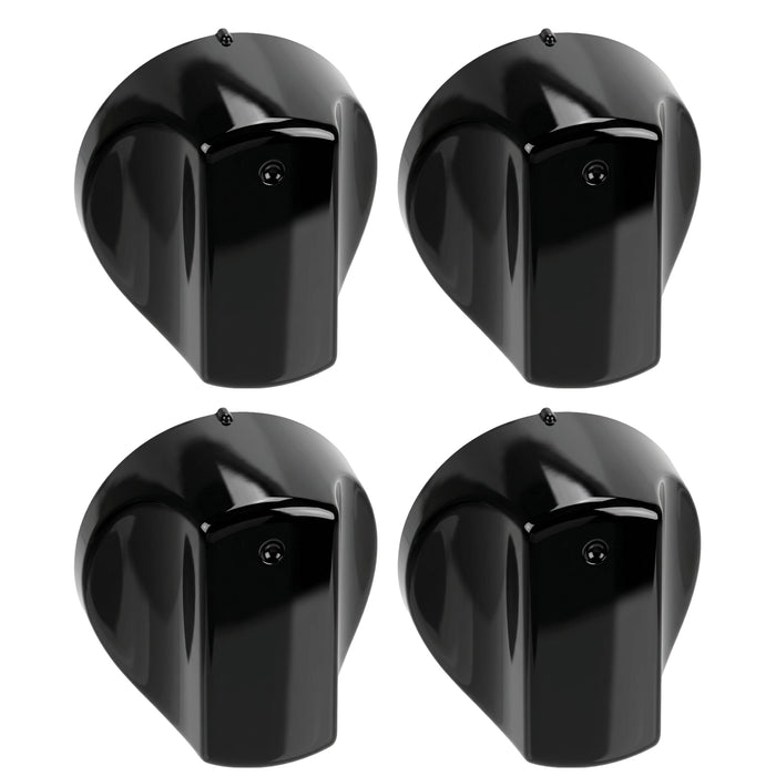 Black Control Switch Knobs for HOTPOINT Oven Cooker (Pack of 4)