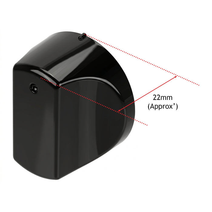 Oven Knob Switch Black for HOTPOINT Main Cooker Control
