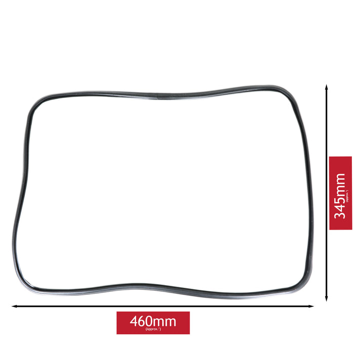 Oven Door Seal for Hotpoint Indesit Whirlpool Main 460 x 345 mm Gasket Clips