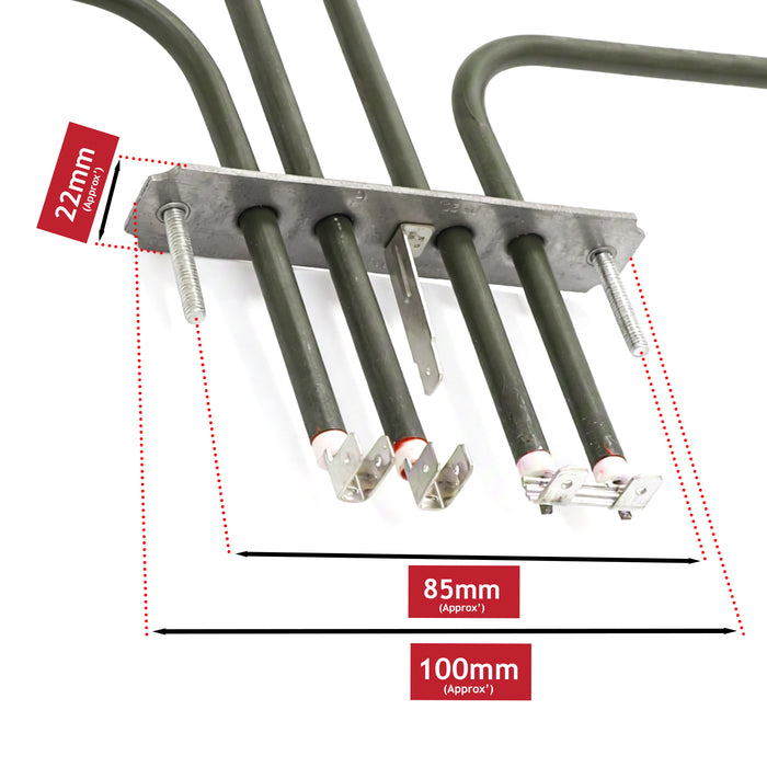 Grill Element for AEG Oven 2700w 1000w + 1700w Top Upper Dual Heating 3570797047