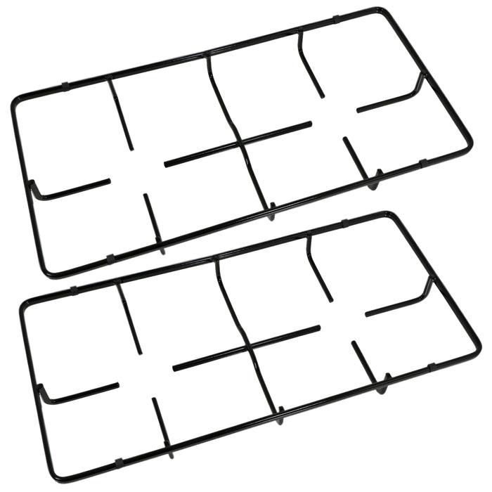 Hob Pan Support Gas Cooker Burner Grate Stand 475mm x 230mm Universal x 2