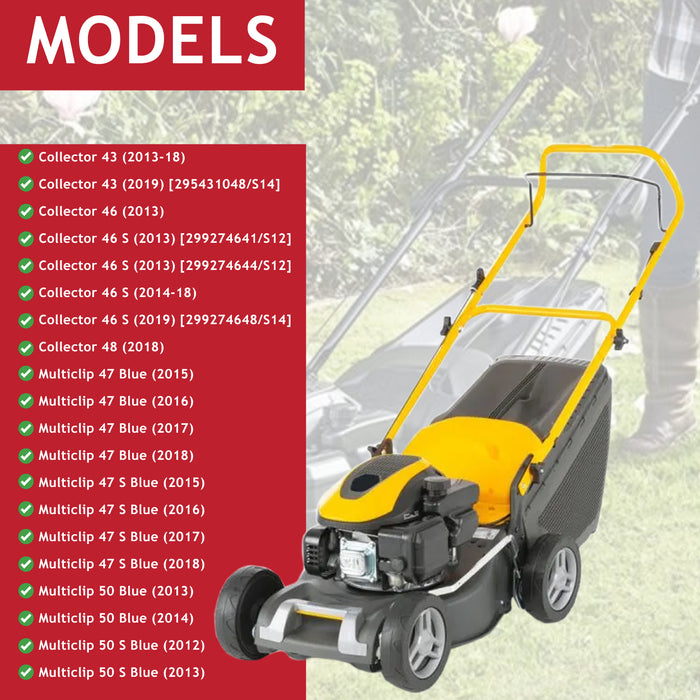 Stiga Fuel Line Pipe RS100 RV100 Lawnmower Multiclip 47 47S Blue Collector 43