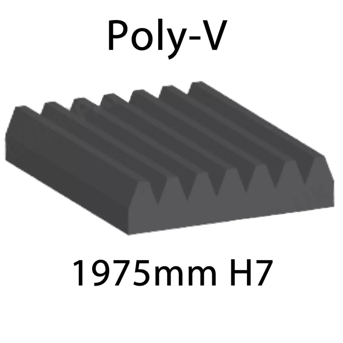 Poly-V Drive Belt for Zanussi Tumble Dryer 1975 H7 1975mm 7 Rib 1975H6