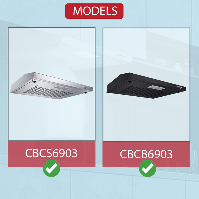 Cooker Hood Filters for Ciarra CBCS6903 CBCB6903 Extractor Fan Grease Filter