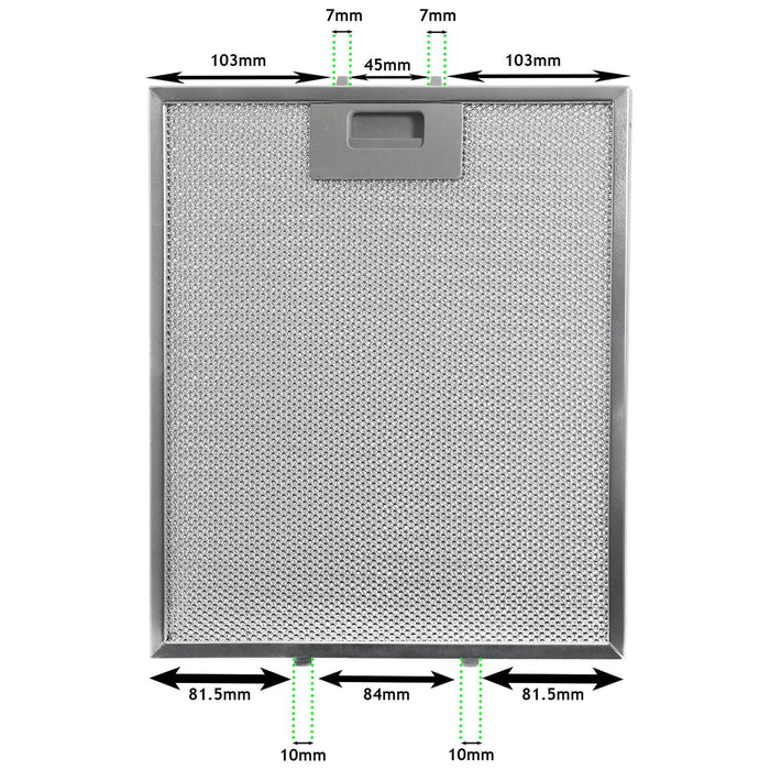 Cooker Hood Grease Filter UNIVERSAL Extractor Vent Fan Metal Mesh 305 x 267mm
