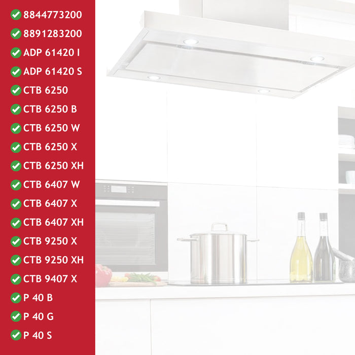Carbon Filters for Beko Cooker Hood Vent Fan Charcoal Filter 9197059543 x 2