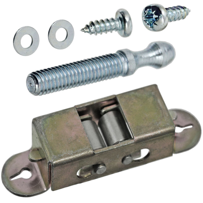 Universal Electric Oven Cooker Door Catch Roller Type Latch Striker & Keeper Kit
