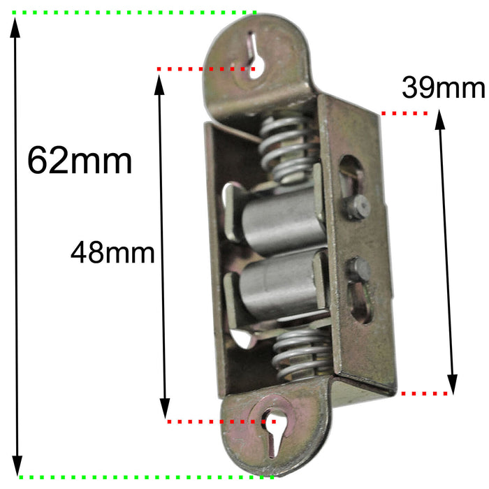 Universal Electric Oven Cooker Door Catch Roller Type Latch Striker & Keeper Kit