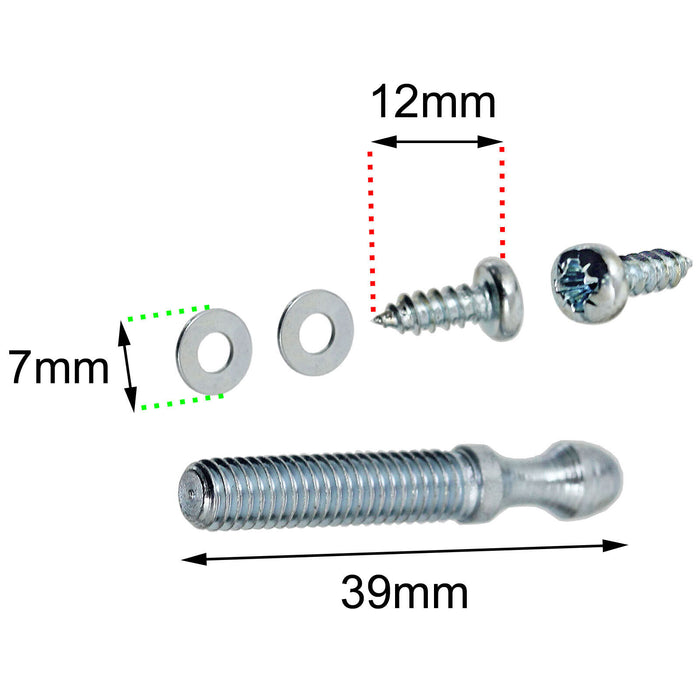 Universal Electric Oven Cooker Door Catch Roller Type Latch Striker & Keeper Kit