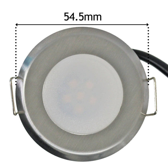 Universal Cooker Hood LED Light Vent Extractor Lamp Round (54.5mm diameter, 1.6W, 240V)