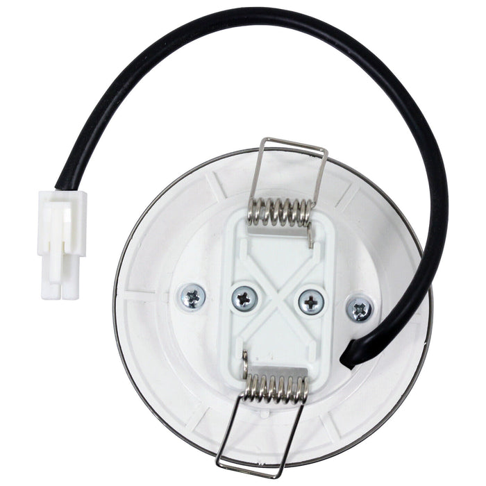 Universal Cooker Hood LED Light Extractor Vent Fan Lamp Round Silver 73.5mm 1.6W