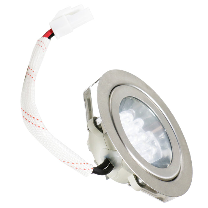 LED Light for Russell Hobbs 70mm Cooker Hood Extractor Vent Lamp Bulb Unit (Silver, 1.5W, 12V DC)