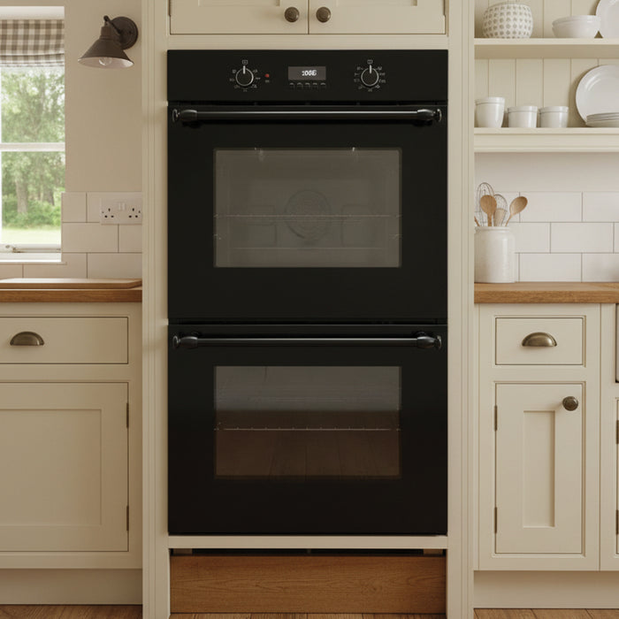 Oven Cooker Door Handle / Towel Rail Universal 'Cut to Size' (Black)