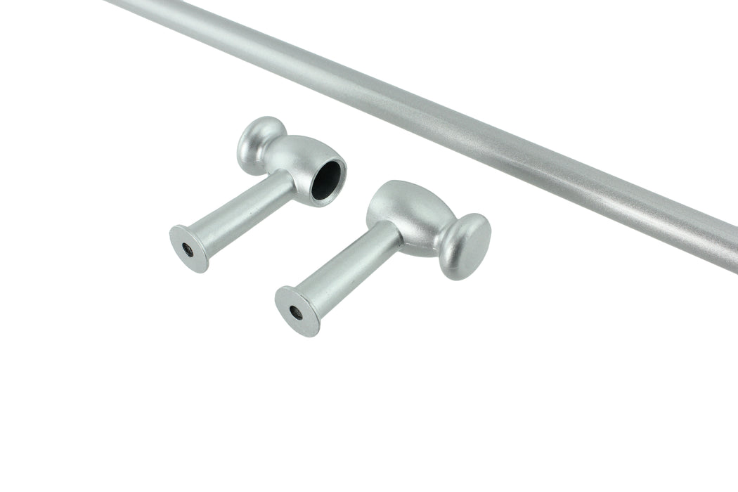 Universal Silver Oven Cooker Grill Door Handle Towel Rail (Cut-to-Size)