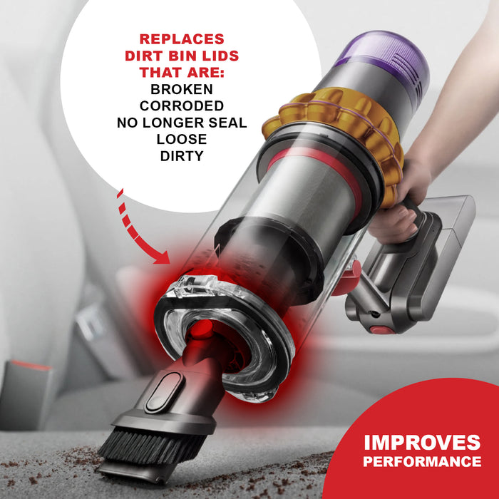 Lid For DYSON V10 V11 Dirt Bin 8inch Vacuum Dust Container Door 969509-01