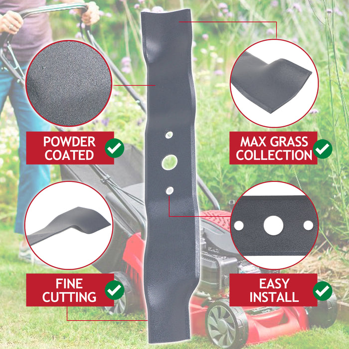 Metal Blade for Mountfield HP41 HP164 SP41 SP164 HP414 SP414 M411PD Lawnmower (39cm)