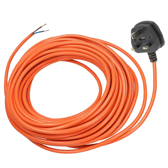 Power Cable for Mountfield Lawnmower Strimmer Hedge Trimmer 12M Mains Lead Plug