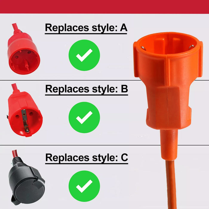 20M Extra Long Power Cable UK Plug for MCGREGOR MEH1533A M3E1233RA Lawnmower