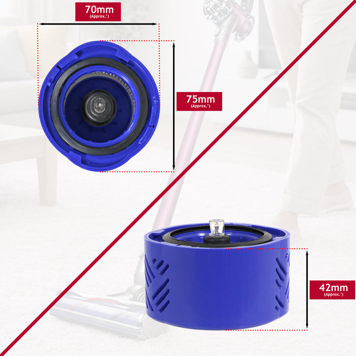 Filter for Dyson V6 Absolute SV05 Pre + Post HEPA Motor Cordless Vacuum Cleaner x 2 Each Filters