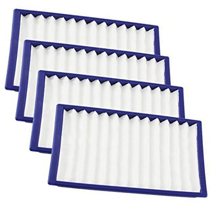 Washable H Level Filters for Dyson DC02 Vacuum Cleaners (Blue, Pack of 4)