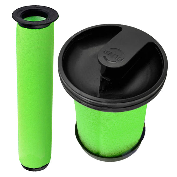 SPARES2GO Filtro verde lavabile per aspirapolvere cordless Gtech Multi MK2 K9 ATF011 ATF037 (confezione da 2