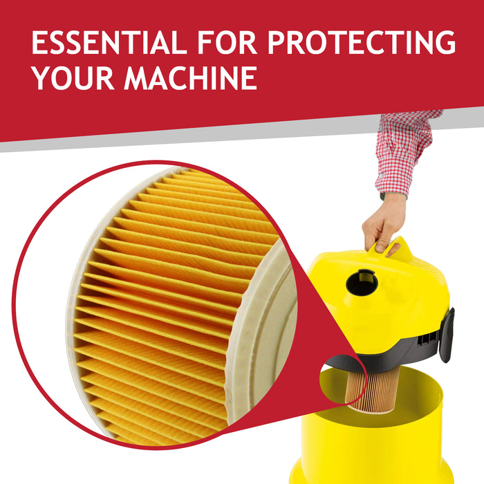 Cartridge Filter Bag for Karcher WD2 WD3 Wet & Dry Vacuum Cleaner Cover