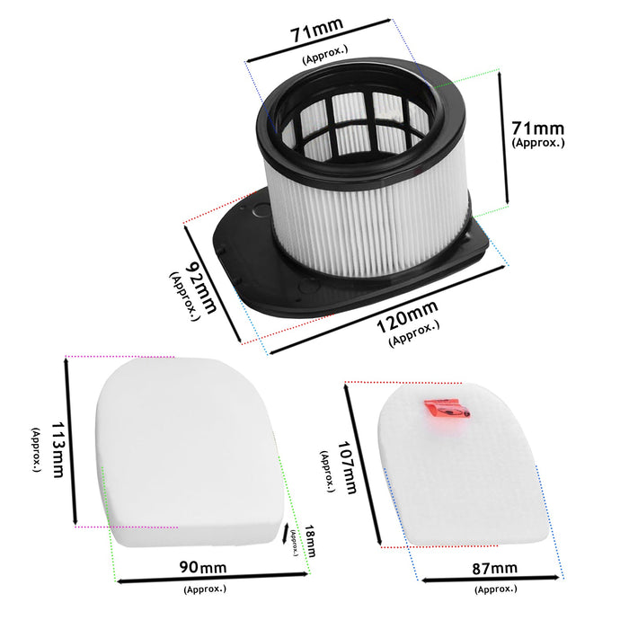Filters for Shark Stratos IZ400 IZ420 IZ400UK IZ420UK Filter Kit Anti Hair Wrap x 2 Filters