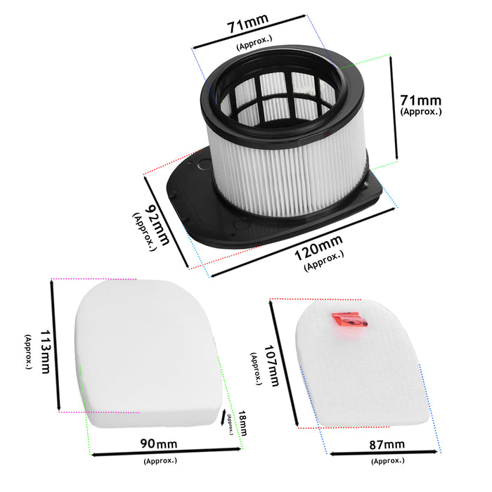 Filters for Shark Stratos IZ400 IZ420 IZ400UK IZ420UK Filter Kit Anti Hair Wrap