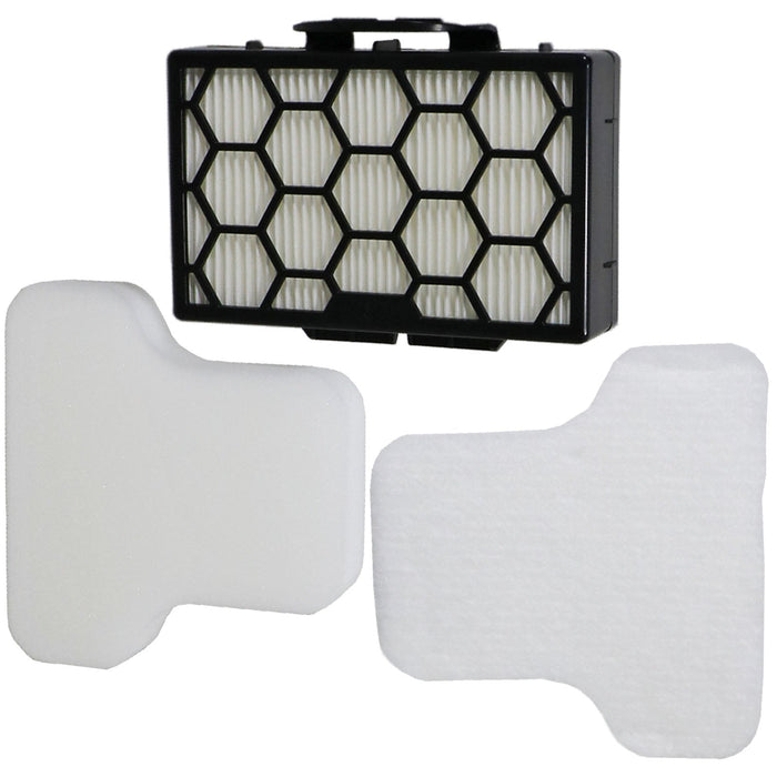 Filters Kit for SHARK CV100 CZ250 CZ500 CV100UKT CZ250UKT CZ500UKT Foam Felt Post Motor Filter + Fresheners