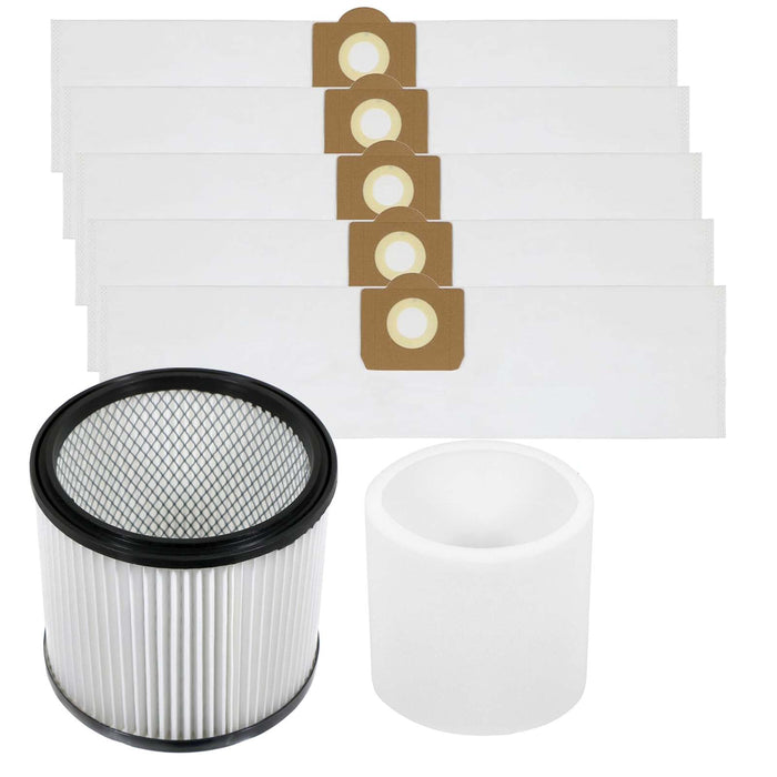 Cartridge Foam Filter for Titan TTB350 TTV431 16L 20L 30L 40L Vacuum + 5 Bags
