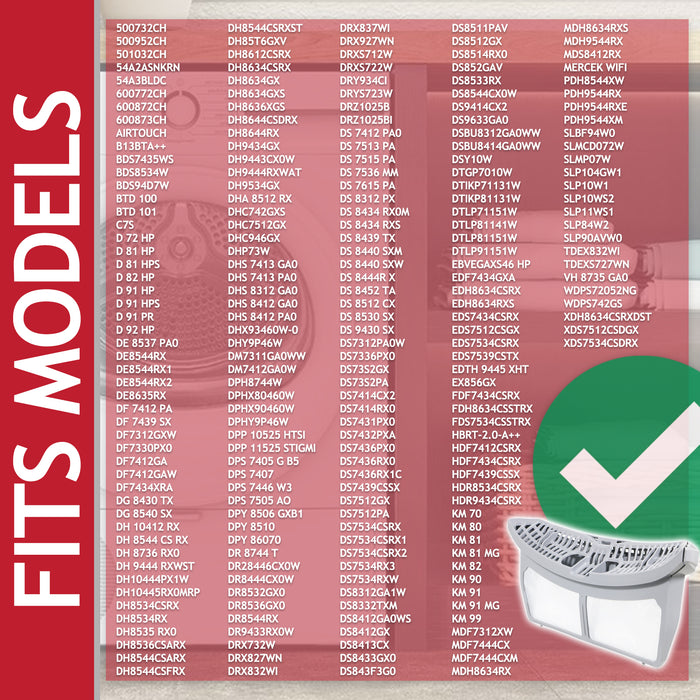 Beko Tumble Dryer Filter Lint Fluff Mesh Screen Cage (2975680300)