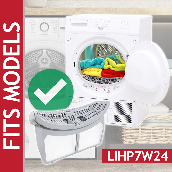 Logik LIHP7W24 Tumble Dryer Filter Lint Fluff Mesh Screen Cage (2975680300)