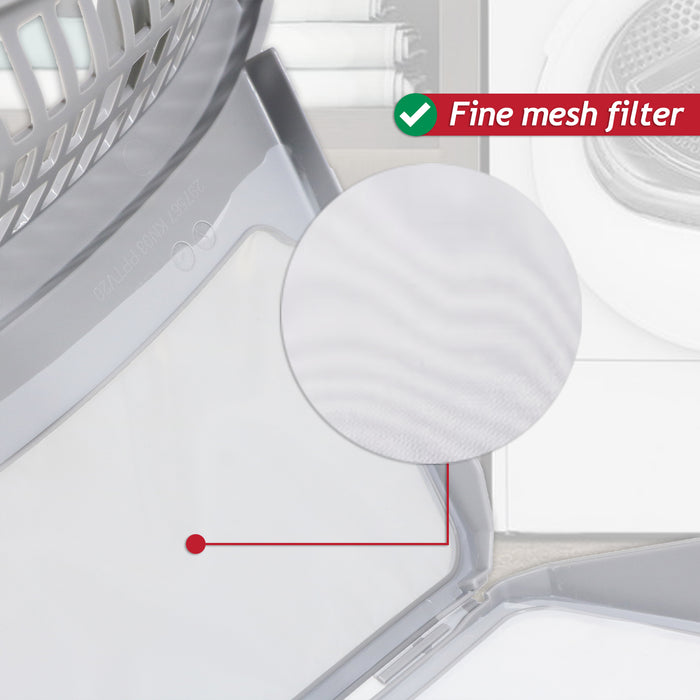 Grundig Tumble Dryer Filter Lint Fluff Mesh Screen Cage (2975680300)