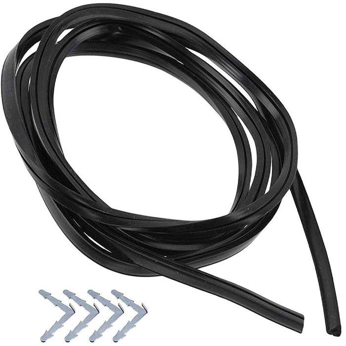 Oven Door Seal for CATA / COOKE & LEWIS Right Angle Corner Clips Rubber Cooker Gasket 2.4m