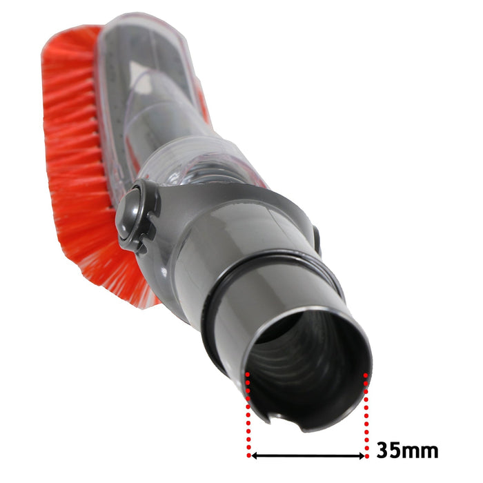 Brosse De Sol Pour Aspirateurs Kärcher WD3/WD4/WD5/WD6 - 32/35 Mm, Lèvre Caoutchouc, Pour Sols Durs - 10