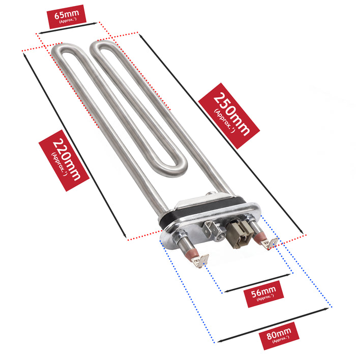 Water Heating Element for Samsung Washing Machine 2000w DC47-00033A DC47-00033B