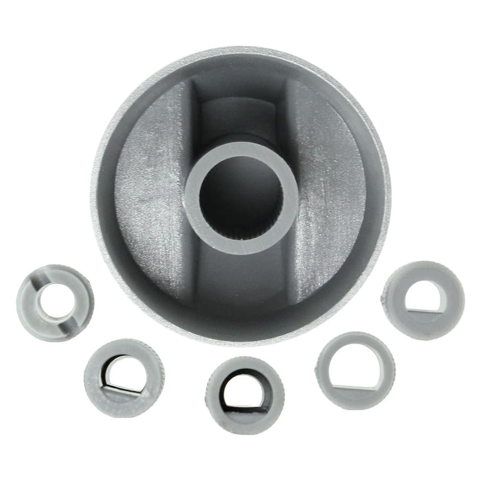 Air Fryer Knob Silver Switch Universal Dial Button Multi Cooker Mini Oven