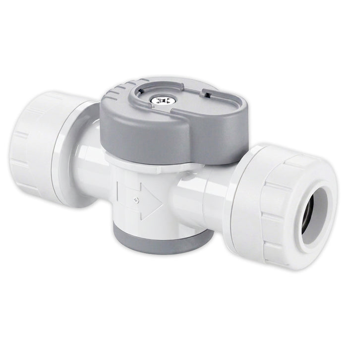 Emergency Shut Off Valve 15mm Push Fit 1/4 Turn Water Isolation Stop Tap
