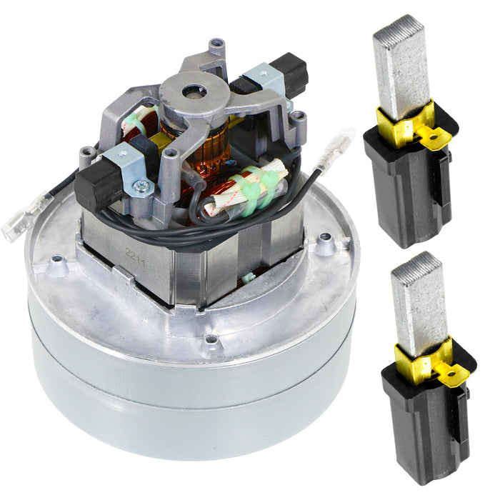Complete Motor Unit for NUMATIC Henry Hetty Vacuum Cleaner + 2 x Carbon Brushes (TCO DL2 1104T 205403 240V)