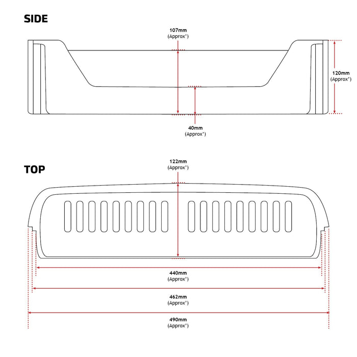 Montpellier Fridge Freezer Door Tray Shelf Holder Rack MBUL100 MBUR200
