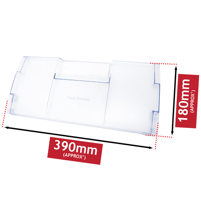 Beko Upper Freezer Cover Top Flap Fast Freeze Freezer CXF5 FNE FXF 390mm x 180mm