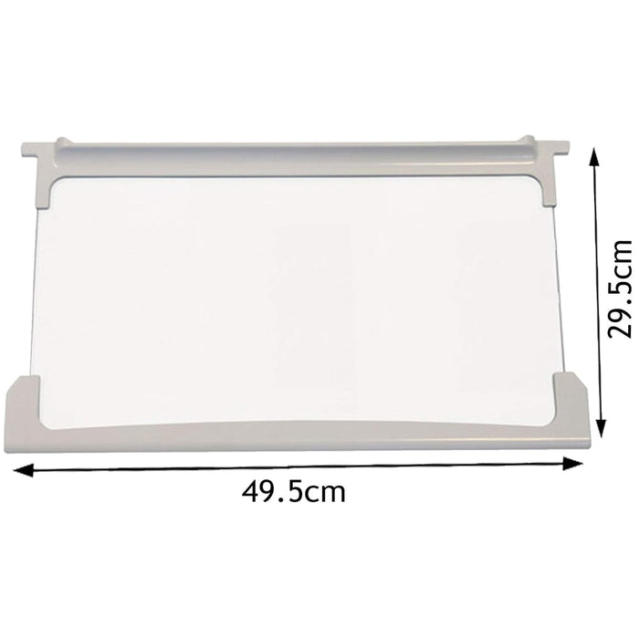 Fridge Freezer Glass Shelf + Plastic Trims For BEKO 4312240400