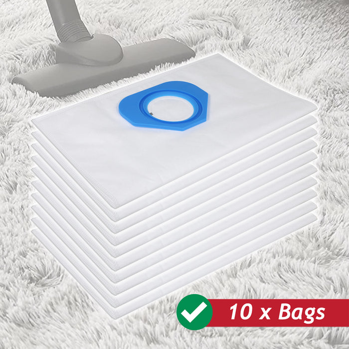 SMS Microfibre Dust Bags for Nilfisk GA70 GD80 GD90C GM80 GM90 GS80 GS84 GS90 G90 Vacuum Cleaner (Pack of 10)