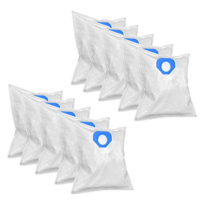 SMS Microfibre Dust Bags for Nilfisk GA70 GD80 GD90C GM80 GM90 GS80 GS84 GS90 G90 Vacuum Cleaner (Pack of 10) + Air Freshener Tabs
