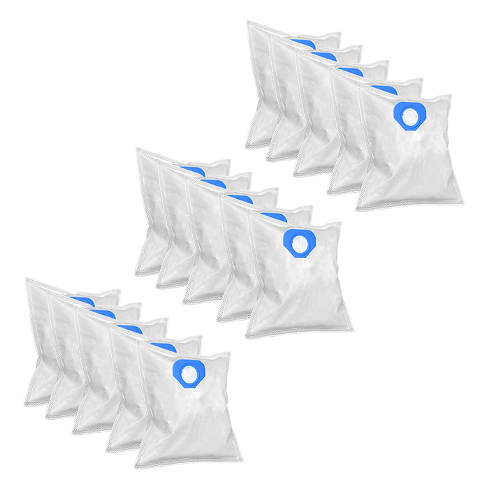 SMS Microfibre Dust Bags for Nilfisk GA70 GD80 GD90C GM80 GM90 GS80 GS84 GS90 G90 Vacuum Cleaner (Pack of 15)