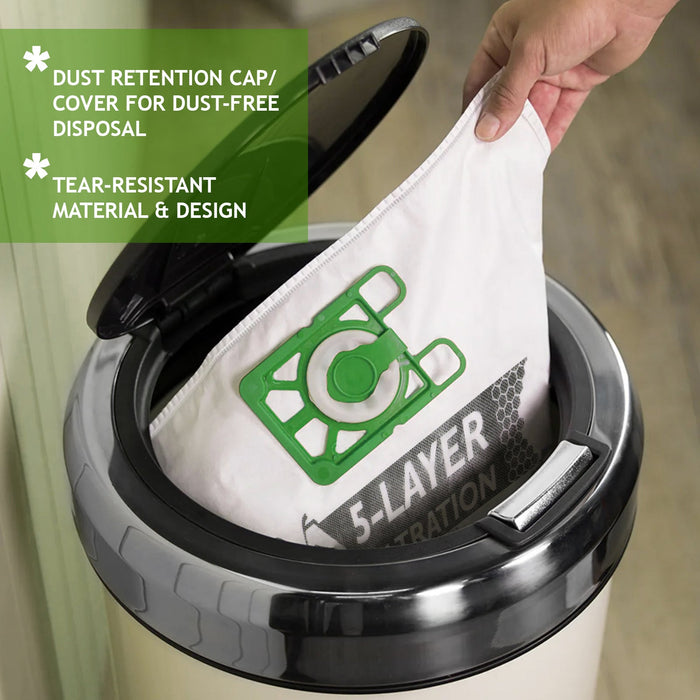 Dust Bags for Titan TTB671VAC 800W 15Ltr Dry Vacuum Cleaner x 10 Bag + Fresheners