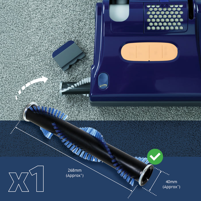 Complete Service Kit, Brushroll Bar, Filters + 10 Bags for Sebo X1 X1.1 X4 X5 Extra Vacuum Cleaners (with 10 Air Fresheners)